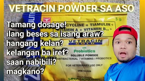paano gamitin ang vetracin gold